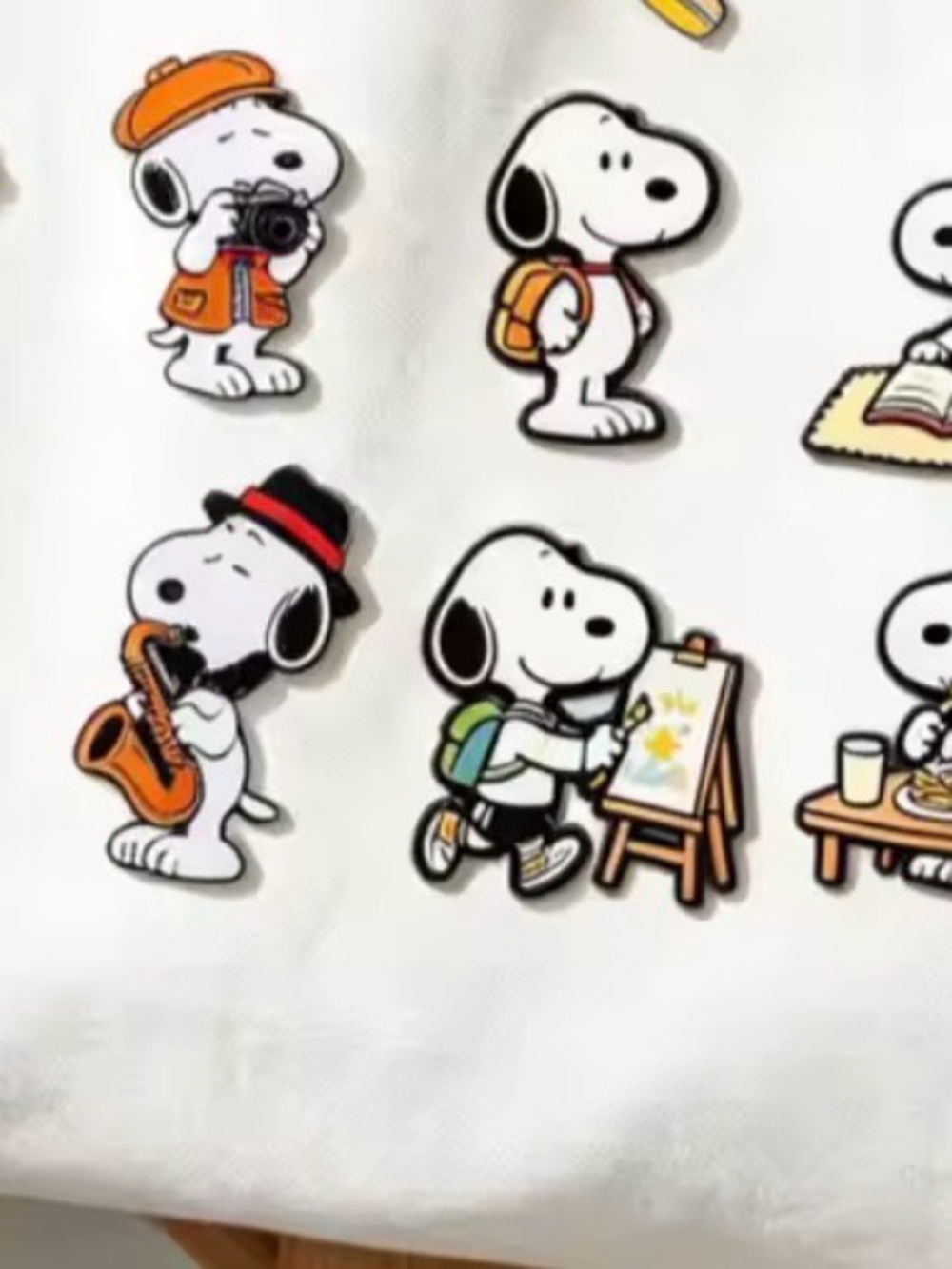 NWT Lot of 8 Snoopy Peanuts Enamel Lapel Pins Variety Set - Picture 3 of 3